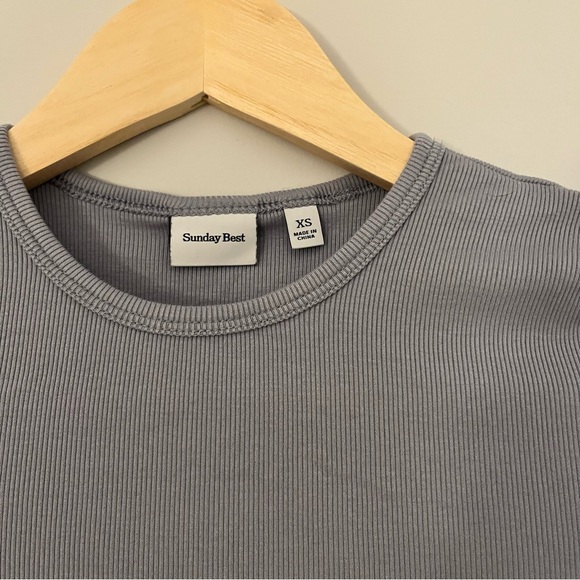 Sunday Best ribbed crop - Picture 2 of 2